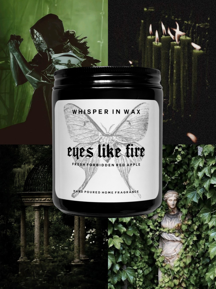 Eyes Like Fire Candle