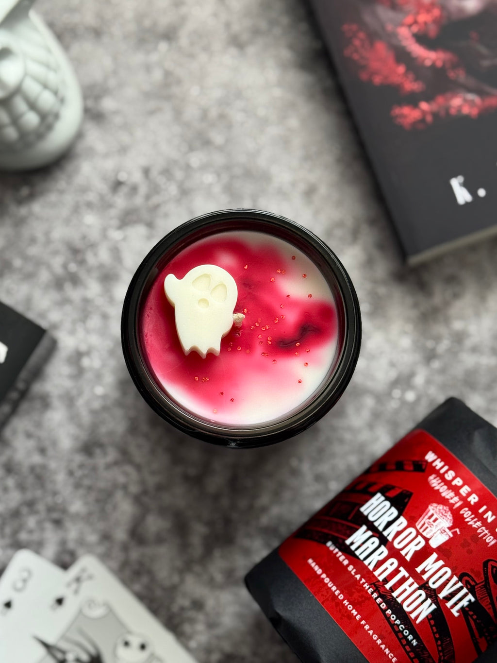 Horror Movie Marathon Candle