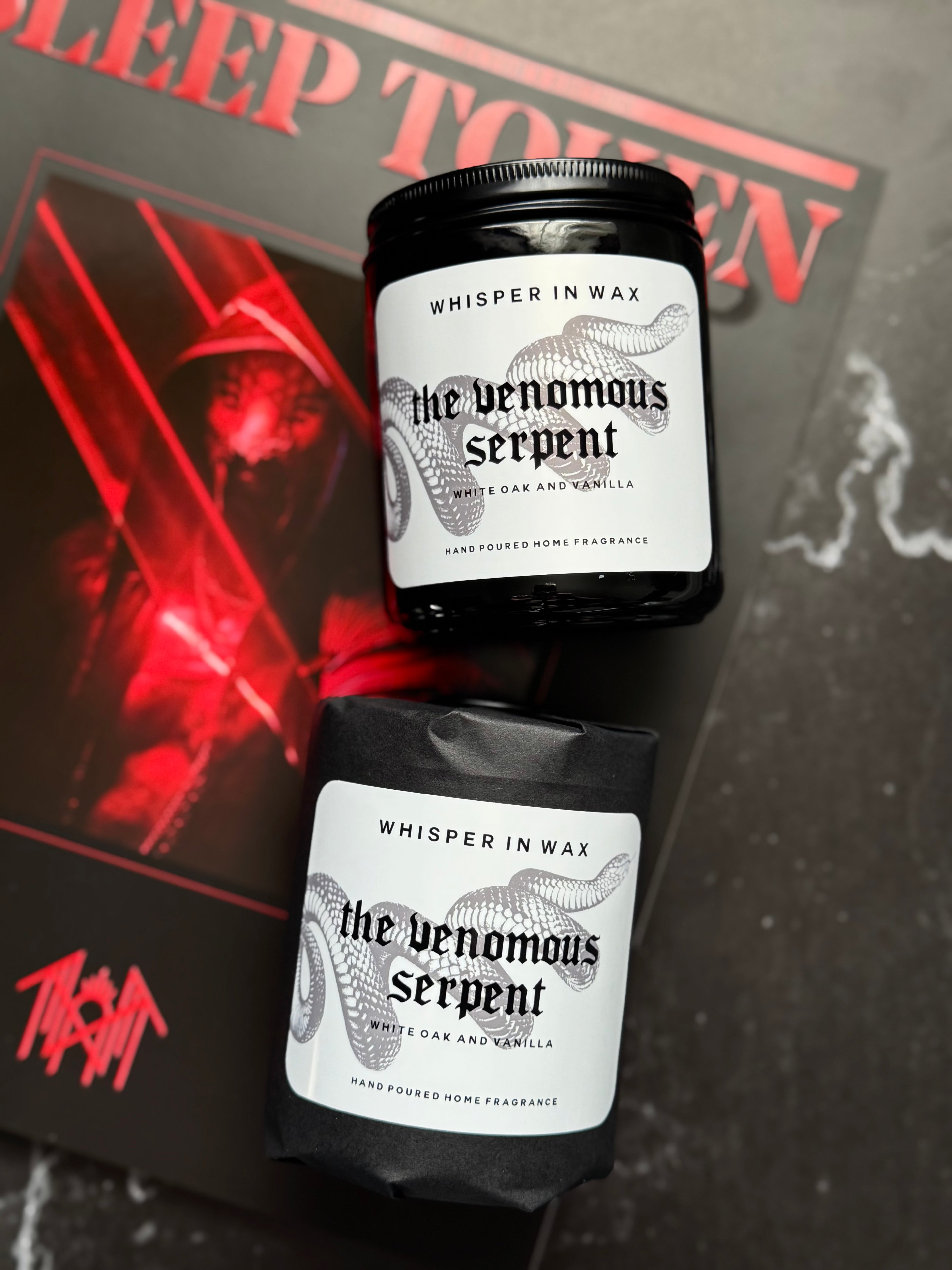 The Venomous Serpent Candle