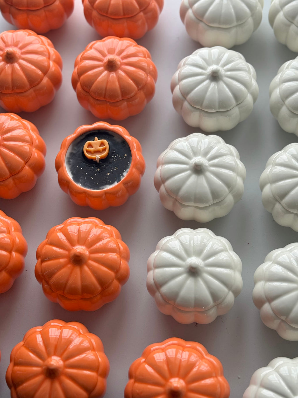 Ceramic Pumpkin Candle