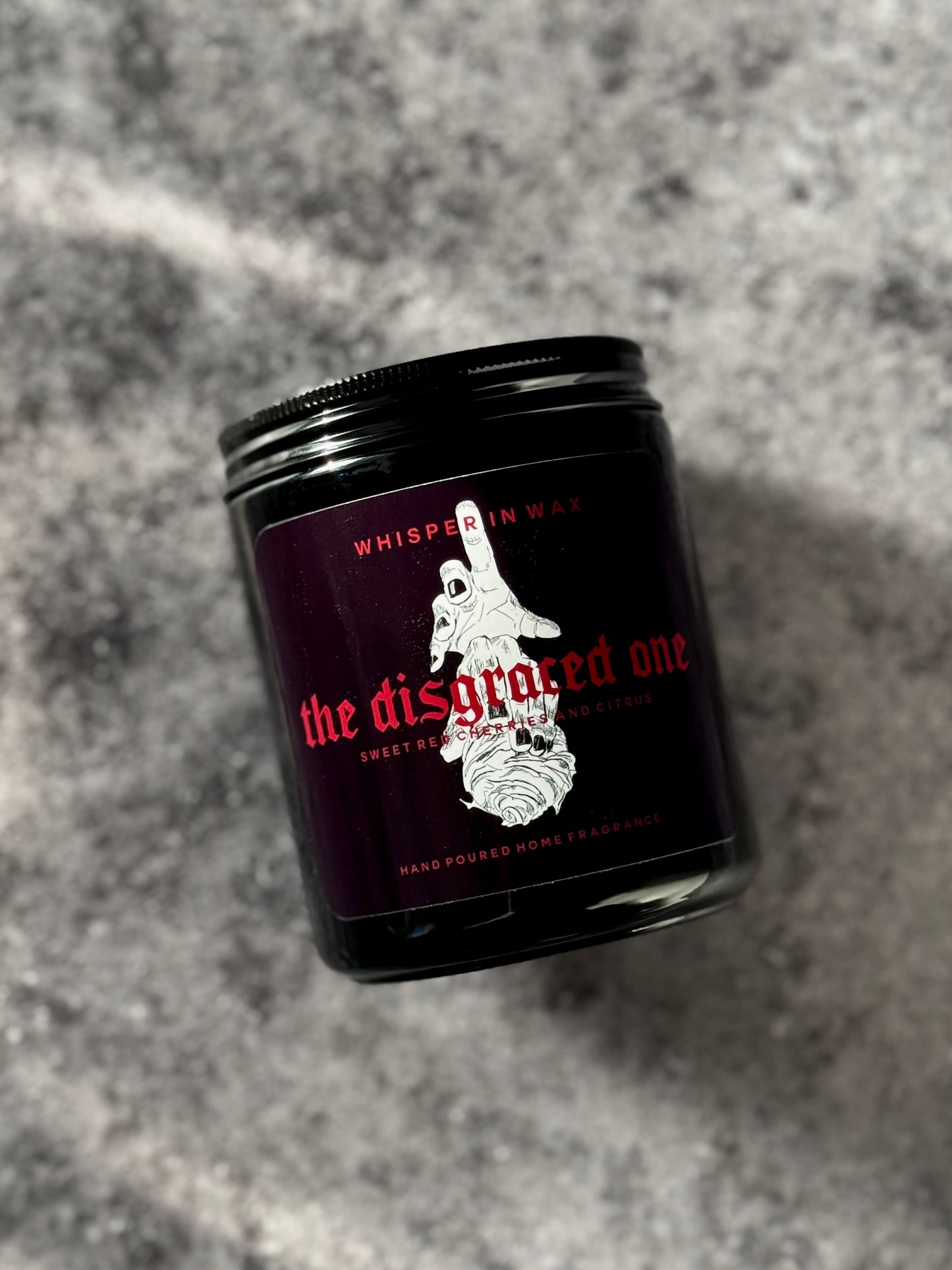 The Disgraced One Candle