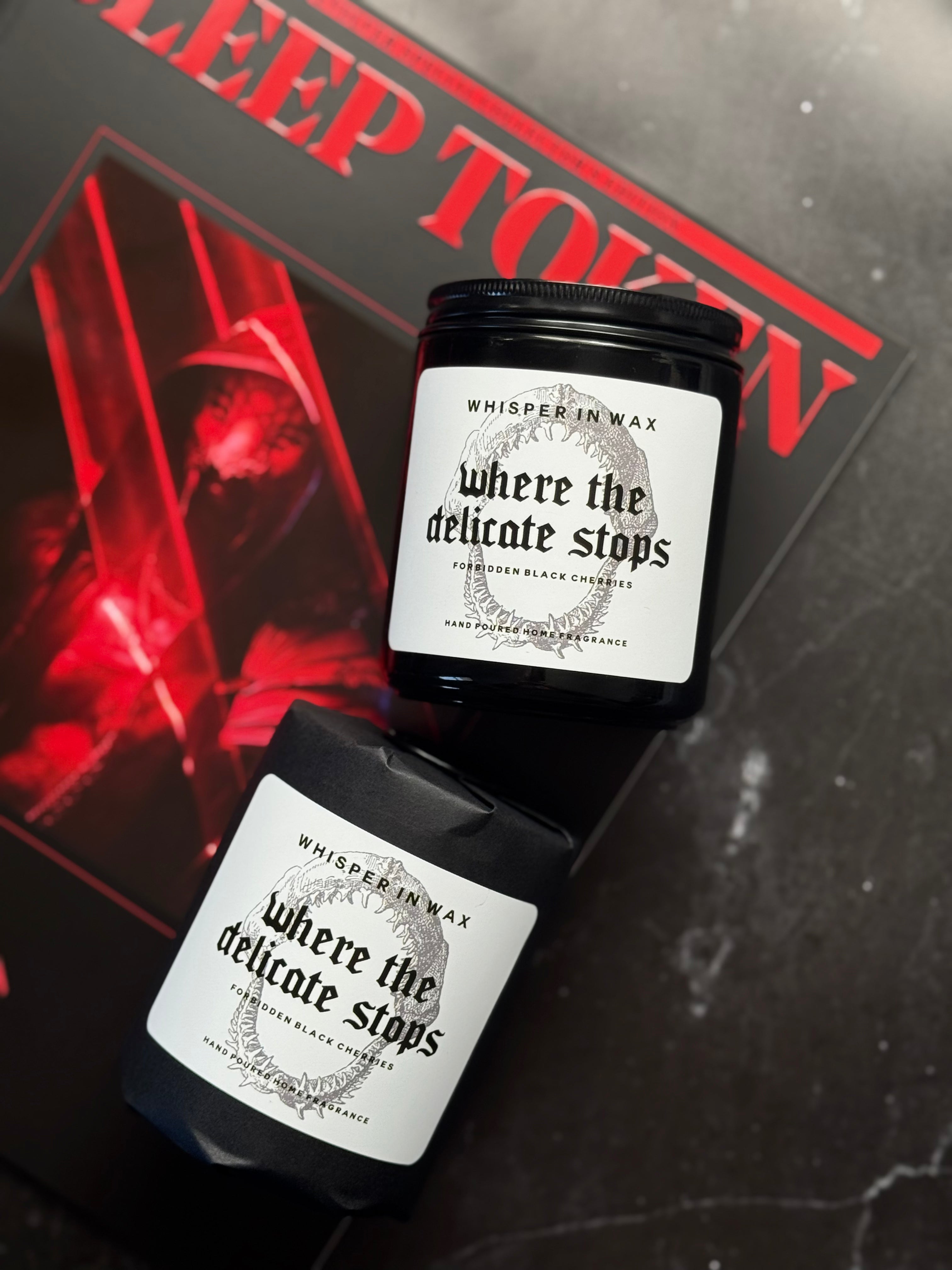 Where The Delicate Stops Candle